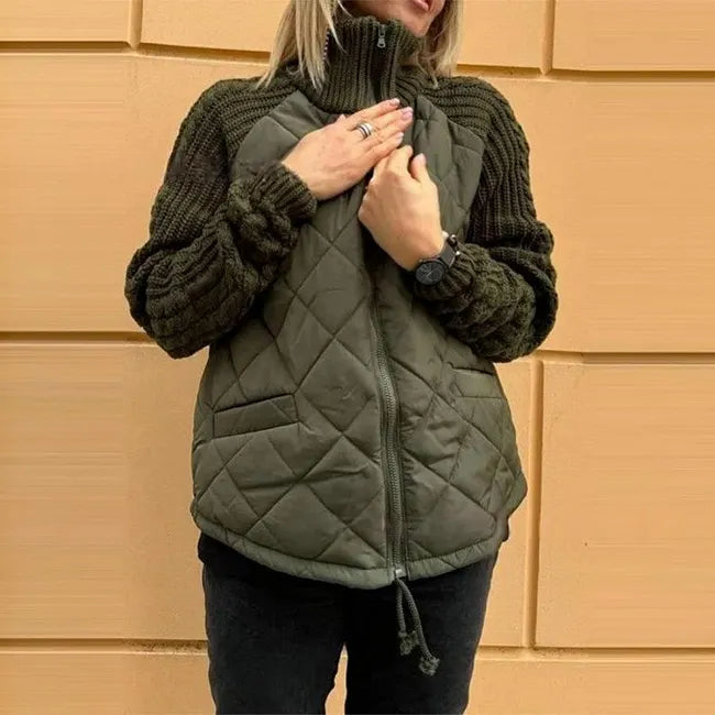 Giacca con Maniche a Maglia Trapuntate Sybil™