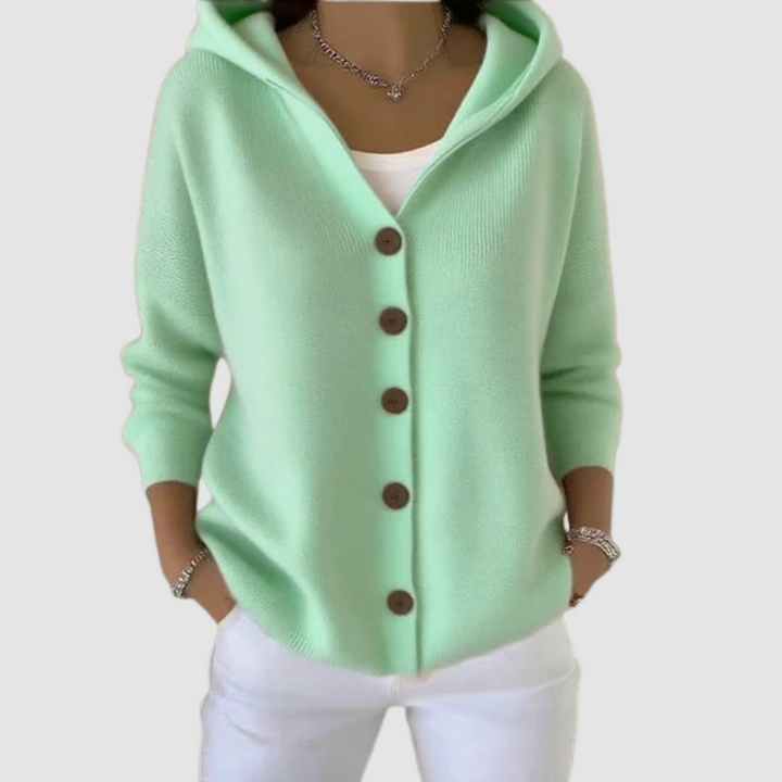 Emelie™ Cardigan Con Cappuccio Premium
