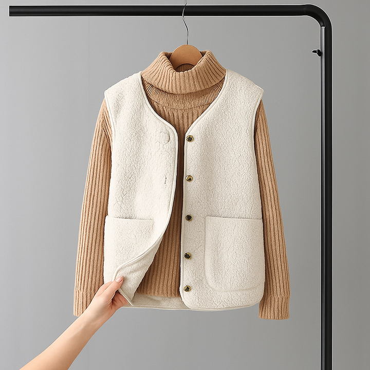 Gae™ Cardigan Senza Maniche Morbido