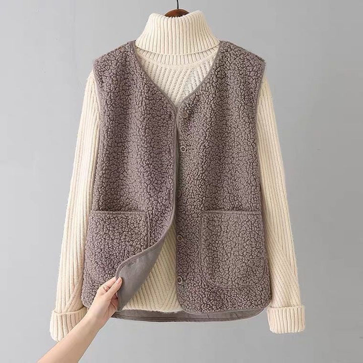 Gae™ Cardigan Senza Maniche Morbido