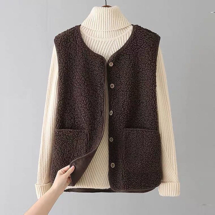 Gae™ Cardigan Senza Maniche Morbido